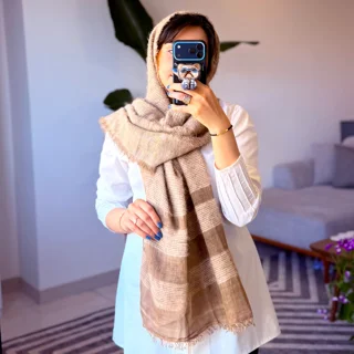 شال زمستانه پشمالو🤗